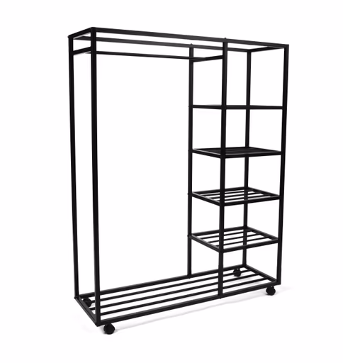 Garderobe MARISSA - Metall schwarz