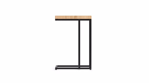 Beistelltisch Farmingdale - LBH ca. 45x45x67 cm, Eiche massiv, legno