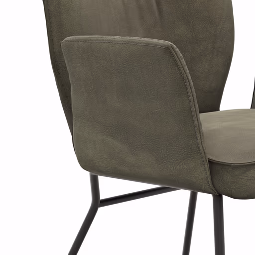 Armlehnstuhl Westmore - Stoff, Dunkelgrün