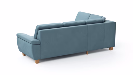 Ecksofa Sommerville - Ecke links mit 2,5-Sitzer, Stoff, Hellblau