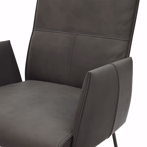 Armlehnstuhl Dinner - Stoff, Anthrazit