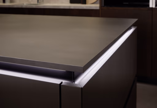 Inselküche 57.150 CO 6 521, Asteiche Maron gebürstet