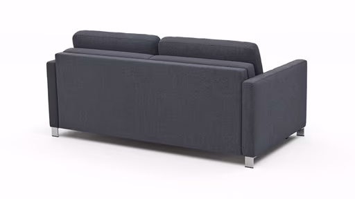 Sofa Nuoro - 2,5-Sitzer inkl. Schlaffunktion, Armlehne schmal, Stoff, Eisblau