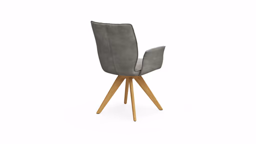 Armlehnstuhl Westmore - Stoff, Silberfarben