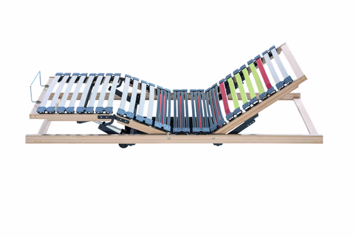 Lattenrost goodnight - 90x190cm, Kopf-/Fußteil 2 motorisch verstellbar, Kabelsteuerung