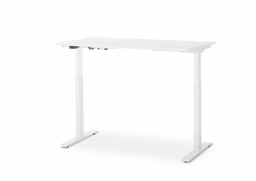 Schreibtisch GELI - höhenverstellbar, LB ca. 140x80 cm, Weiß