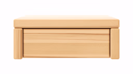 Nachttisch 1660 - Kernbuche massiv, geölt