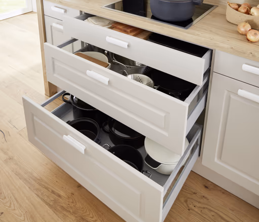 Inselküche 56.180 GL 4 519,  Sandgrau samtmatt