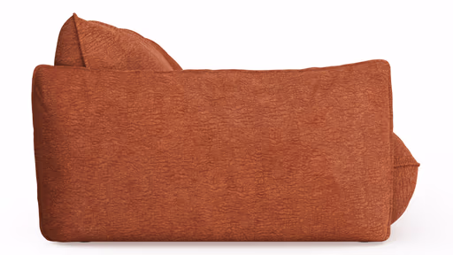 Sofa Fluffy - 4-Sitzer inkl. Rückenlehne verstellbar, Stoff, Kupfer