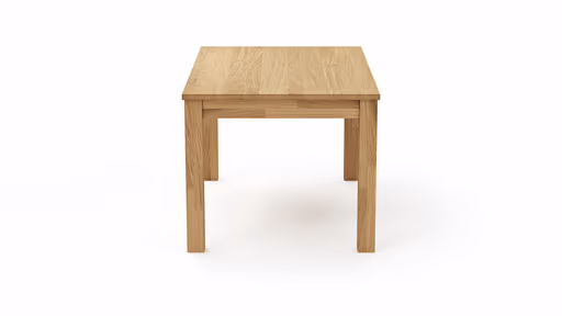 Esstisch Dinner - verlängerbar, LB ca. 140x90 cm, Wildeiche massiv