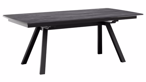 Esstisch Sedana - ausziehbar, LB ca. 200x100cm, Keramik, Schiefergrau