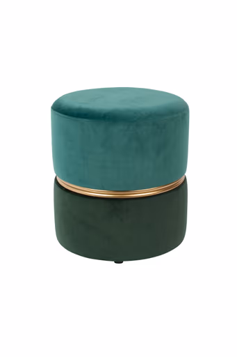 Hocker Svala B - Velour, Grün