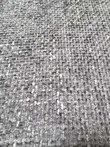 Armlehnstuhl MILENA - drehbar, Stoff, Silberfarben