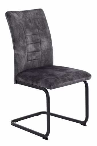 Freischwinger - Stoff, Vintage Anthrazit