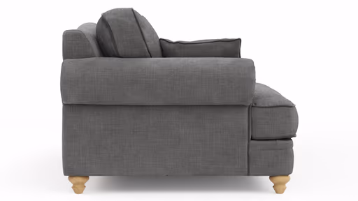 Sofa Mapleton - 3-Sitzer, Stoff, Anthrazit