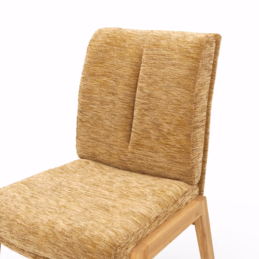 Stuhle Flore 2 - Stoff, Curry