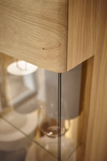 Wohnwand Paso - Asteiche bianco