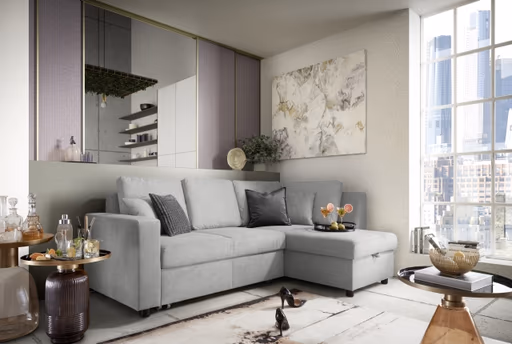 Beistelltisch - Ø/H ca. 50x50 cm, Messing Antik