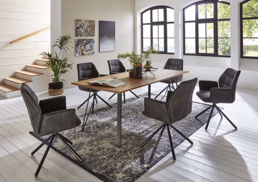 Esstisch - LB ca. 180x100cm, Balkeneiche massiv