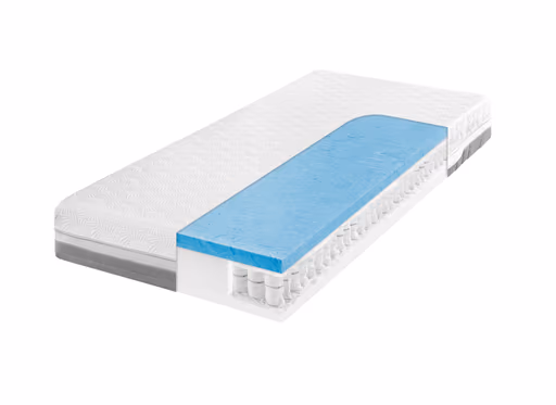 Tonnentaschenfederkern-Matratze EM GelMax - Liegefläche ca. 90x200 cm