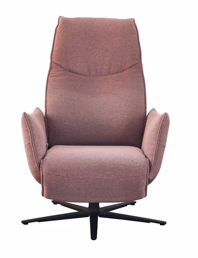 Relaxsessel Marsala - Relaxfunktion (motorisch), Stoff, Altrosa