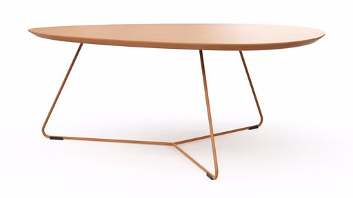 Couchtisch Fano - LBH ca. 96x86x38 cm, Fenix, Beige