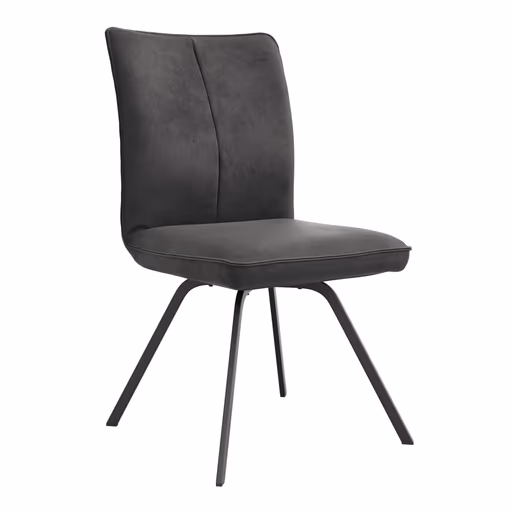 Stuhl Calyra - Stoff, Anthrazit