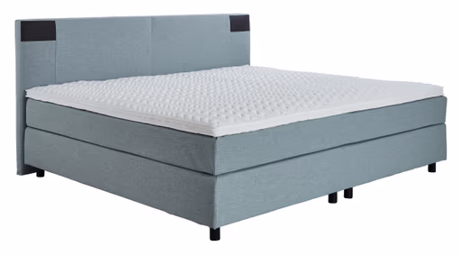 Familienboxspringbett Valencia - Liegefläche ca. 240x210cm, Stoff, Mint