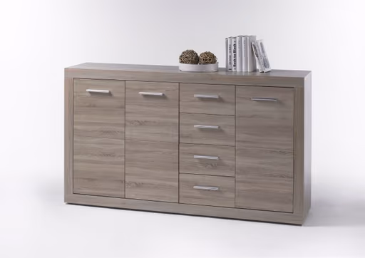 Kommode - B ca. 152 cm, Sonoma Eiche Nachbildung