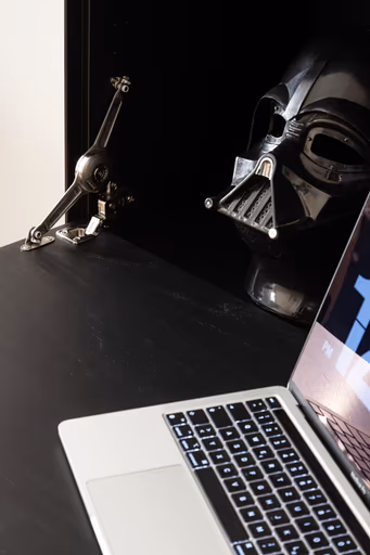 Highboard Edge -  Schwarz, Gebeizt