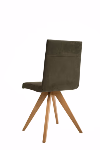 Stuhl - Stoff, Schlammgrün