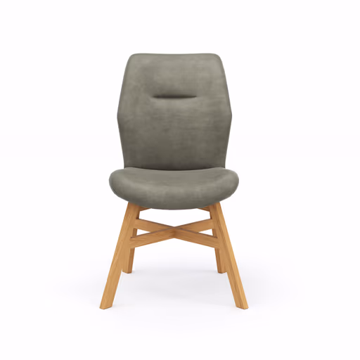 Stuhl Dalyan - Stoff, Grau