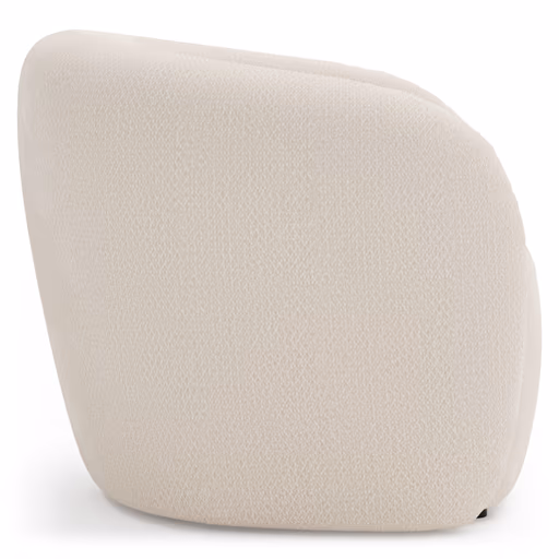 Sessel Karasu - Stoff, Creme