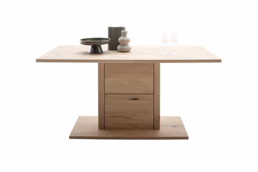 Esstisch - LB ca. 160x90 cm, Eiche Nachbildung, Eiche massiv geölt