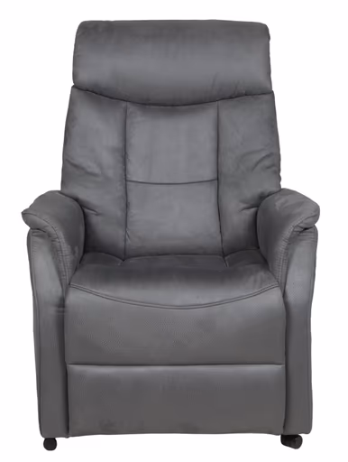 TV-Sessel - inkl. Sitzheizung, Aufstehhilfe, Relaxfunktion, Microfaser, Anthrazit