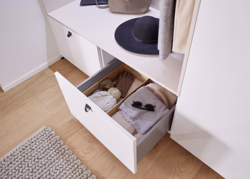 Garderobe 50.100 CO 9 522, Kristallweiß