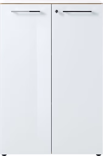 Aktenschrank GWEN - B/H/T ca. 80x120x37 cm, Eiche Dekor