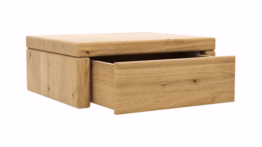 Nachttisch 1660 - Wildeiche massiv, geölt