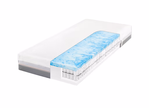 Tonnentaschenfederkern-Matratze EM TraumReich Plus 1000T - Liegefläche ca. 90x200 cm