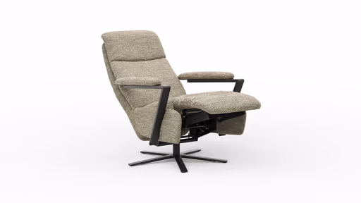  Drehsessel Enno Lazyline - Größe M inkl. Relaxfunktion, Stoff, Lime