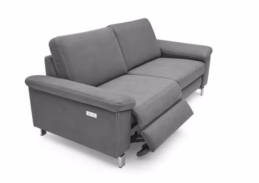 Sofa CALM PLUS - 3-Sitzer, 2x Relaxfunktion, Stoff, Braun