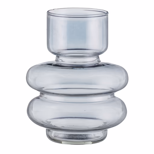 Deko-Vase - DH ca. 16x20 cm, Rauchgrau