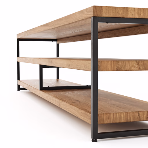 TV Board Farmingdale - Eiche massiv, natur geölt