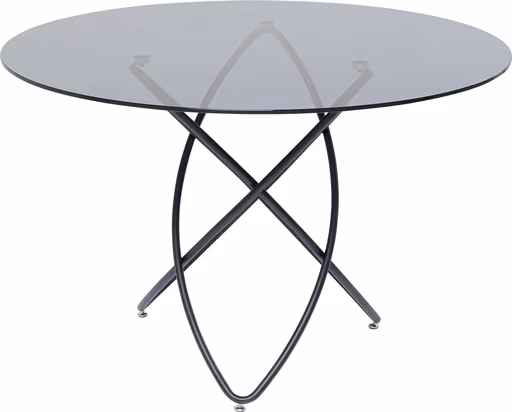 Esstisch - Ø/H ca. 120x76 cm, Schwarz