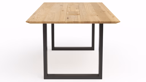 Esstisch Clifton - mit Einsätzen, LB ca. 220x100 cm, Wildeiche massiv, natur geölt