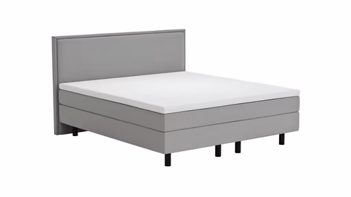 Boxspringbett Valencia - Liegefläche ca. 180x200 cm, Stoff, Zink