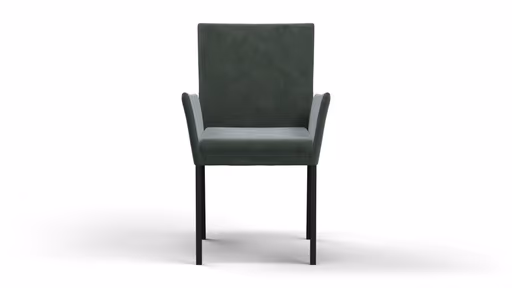 Armlehnstuhl Saragossa - Stoff, Petrol