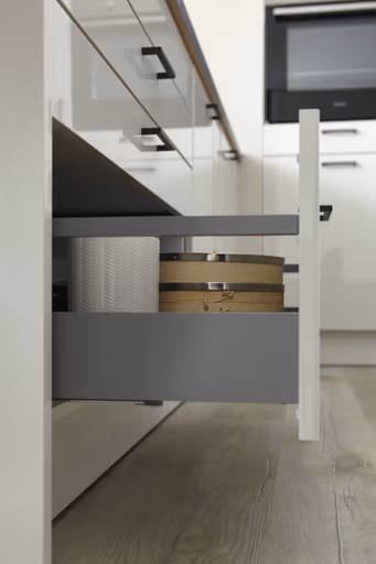 Winkelküche 51.170 GL 4 522, Muschelweiß