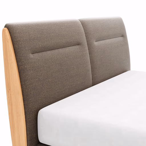 Boxspringbett Alpin Luxe - Liegefläche ca. 160x200 cm, Stoff, Braun