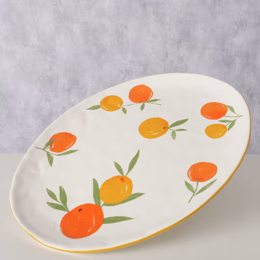 Servierplatte - LB ca. 39x32 cm